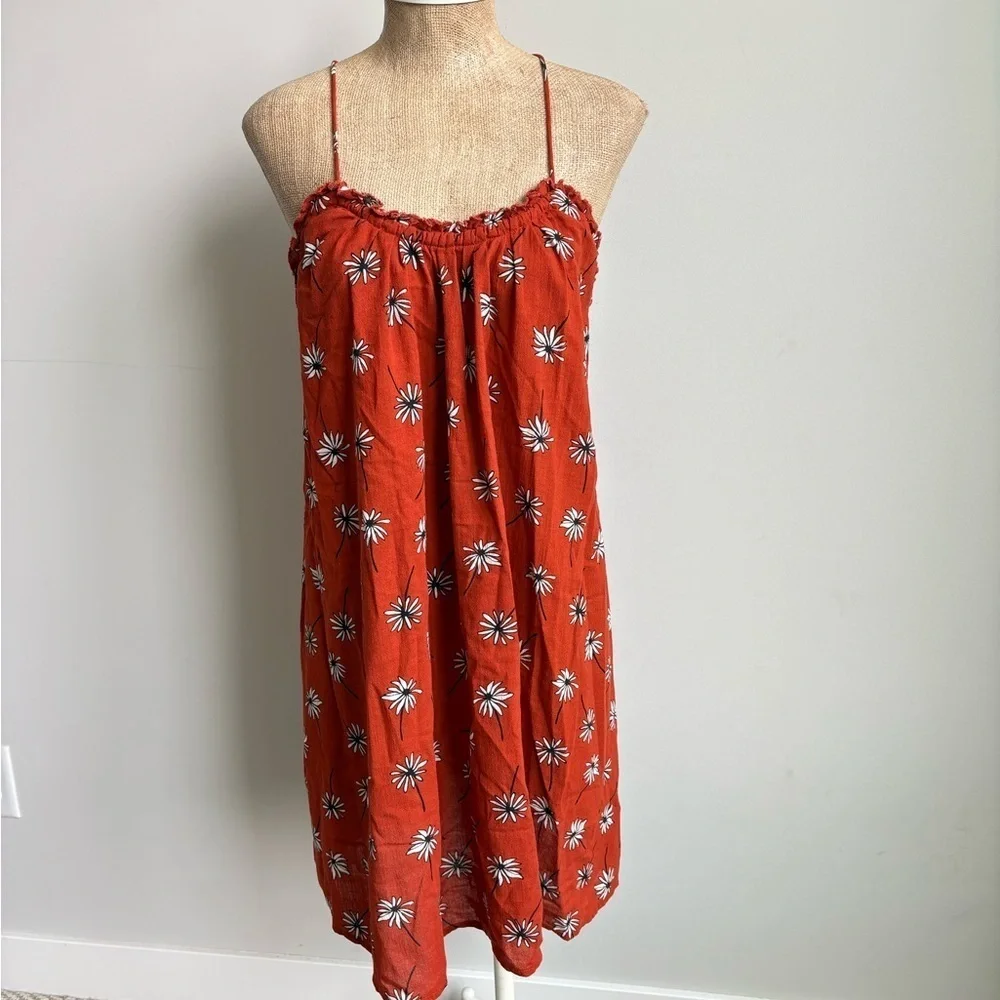Madewell Tulum Cover-Up Dress in Fresh Daisies MEDIUM